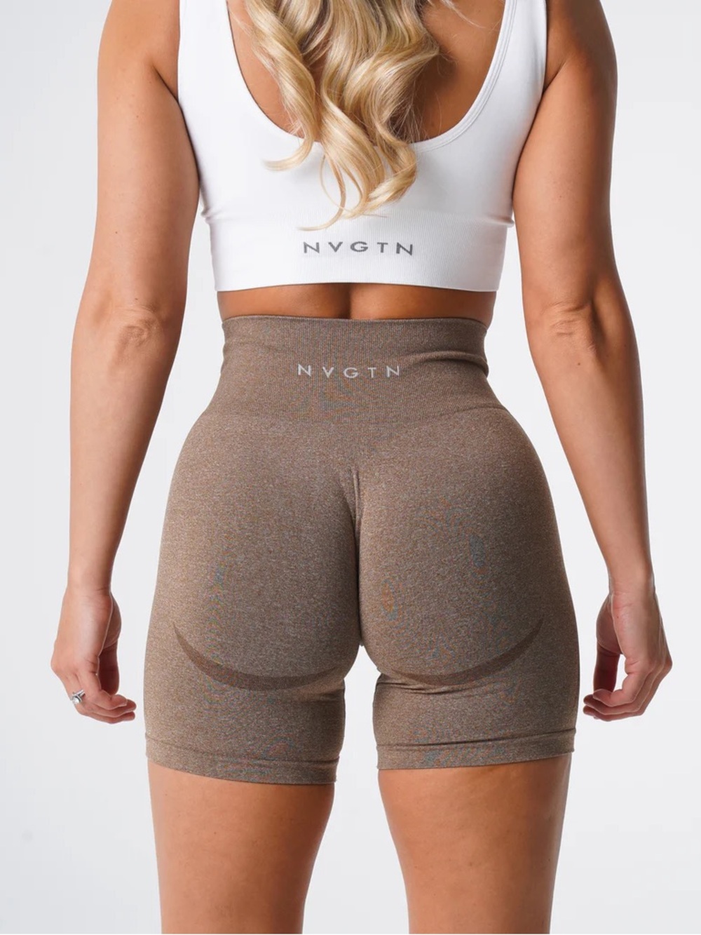 NVGTN Contour Seamless Shorts Mocha